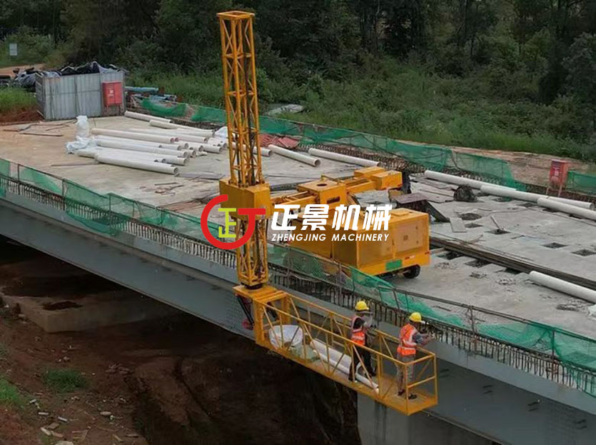 橋梁排水管安裝設備